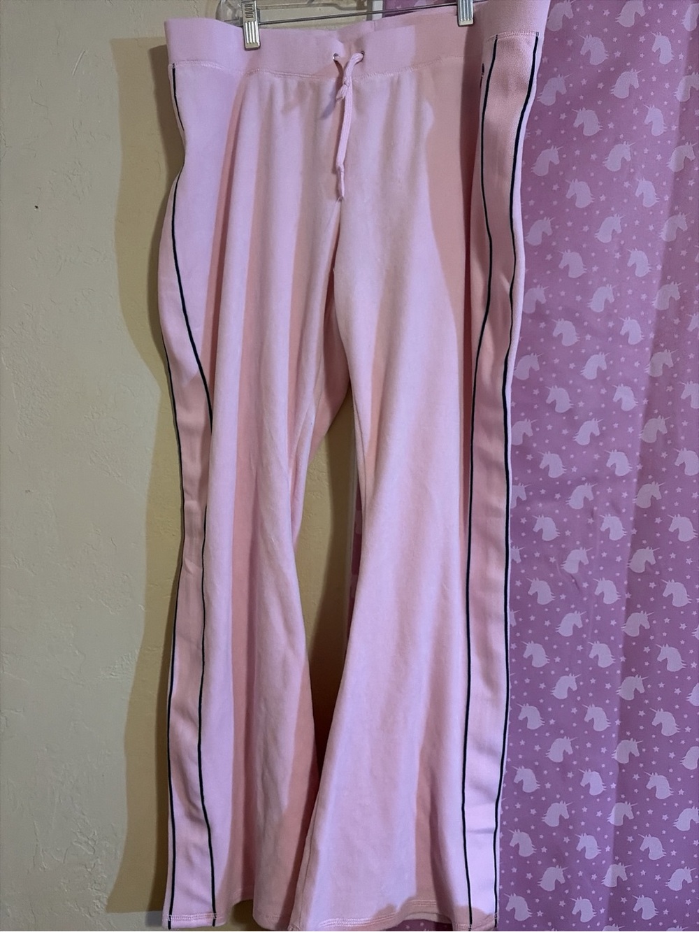 Juicy Couture Light Pink Logo Label Track Pants